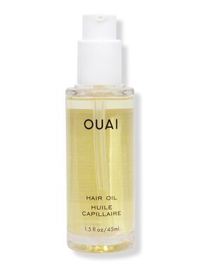 OUAI Hair Oil Bottle - White and Yellow